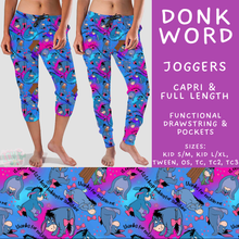 Load image into Gallery viewer, Batch #608 - Magic in Words - Closes 11/4 - ETA early Jan - Donk Word Full and Capri Length Joggers

