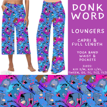 Load image into Gallery viewer, Batch #608 - Magic in Words - Closes 11/4 - ETA early Jan - Donk Word Capri and Full Length Loungers
