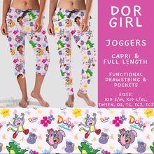 Load image into Gallery viewer, Batch #555 - Cool Characters 7 - Closes 7/13 - ETA mid Sept - Dor Girl Full and Capri Length Joggers
