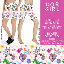 Load image into Gallery viewer, Batch #555 - Cool Characters 7 - Closes 7/13 - ETA mid Sept - Dor Girl Biker &amp; Jogger Shorts
