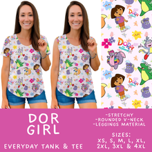 Load image into Gallery viewer, Batch #555 - Cool Characters 7 - Closes 7/13 - ETA mid Sept - Dor Girl Everyday Tank &amp; Tee
