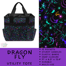 Load image into Gallery viewer, Batch #549 - Utility Tote 2 - Closes 6/29 - ETA late August - Dragon Fly Utility Tote

