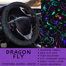 Load image into Gallery viewer, Batch #554 - Car Accessories 3 - Closes 7/10 - ETA early/mid Sept - Dragon Fly Steering Wheel Cover
