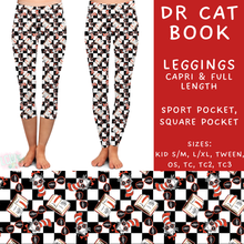 Load image into Gallery viewer, Ready To Ship - Dr Cat Book - Full Length Leggings Sport TC
