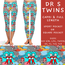 Load image into Gallery viewer, Batch #308 - Storybook Collection 2 - Closes 3/21 - ETA mid May - Dr S Twins Full and Capri Length Leggings
