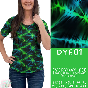 Batch #341 - Tie Dye Collection - Closes 5/19 - ETA early July - DYE01 Everyday Tee