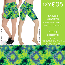 Load image into Gallery viewer, Batch #341 - Tie Dye Collection - Closes 5/19 - ETA early July - DYE05 Biker &amp; Jogger Shorts
