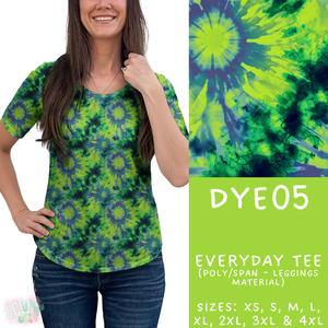 Batch #341 - Tie Dye Collection - Closes 5/19 - ETA early July - DYE05 Everyday Tee