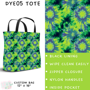 Batch #341 - Tie Dye Collection - Closes 5/19 - ETA early July - DYE05 Tote