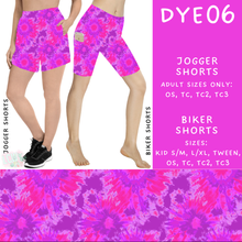Load image into Gallery viewer, Batch #341 - Tie Dye Collection - Closes 5/19 - ETA early July - DYE06 Biker &amp; Jogger Shorts
