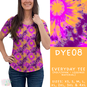 Batch #341 - Tie Dye Collection - Closes 5/19 - ETA early July - DYE08 Everyday Tee