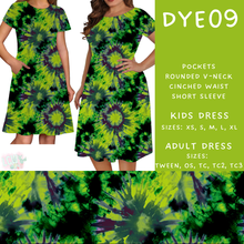Load image into Gallery viewer, Batch #341 - Tie Dye Collection - Closes 5/19 - ETA early July - DYE09 Adult &amp; Kids Dresses
