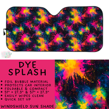 Load image into Gallery viewer, Batch #554 - Car Accessories 3 - Closes 7/10 - ETA early/mid Sept - Dye Splash Windshield Sun Shade
