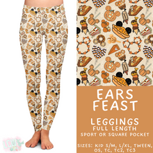 Load image into Gallery viewer, Ready to Ship - Ears Feast Full Length Leggings - Sport Pocket TC &amp; Square Pocket OS
