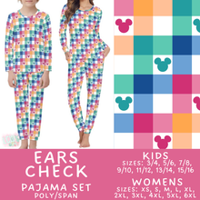 Load image into Gallery viewer, Batch #587 - Family Pajamas 2 - Closes 9/18 - ETA mid Nov - Ears Check Women's &amp; Kid's Pajama Sets
