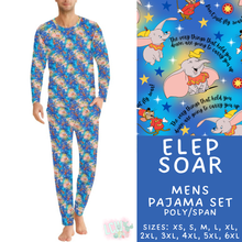 Load image into Gallery viewer, Batch #590 - Magical Family Pajamas - Closes 9/18 - ETA mid Nov - Elep Soar Men's Pajama Set
