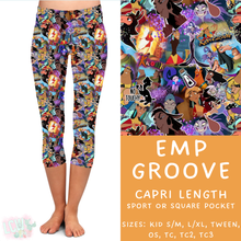 Load image into Gallery viewer, Ready to Ship - Emp Groove Capri Length Leggings - OS &amp; TC2 Square Pocket
