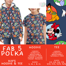 Load image into Gallery viewer, Batch #563 - Made for Play Collection - Closes 7/31 - ETA late Sept - Fab 5 Polka Kid's Unisex Hoodie &amp; Tee
