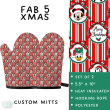 Load image into Gallery viewer, Batch #591 - Baking Spirits Bright 3 - Closes 9/28 - ETA mid/late Nov - Fab 5 Xmas Oven Mitts
