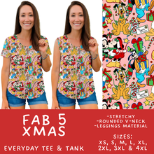 Load image into Gallery viewer, Batch #558 - Magical Character Christmas - Closes 7/20 - ETA mid/late Sept - Fab 5 Xmas Everyday Tank &amp; Tee
