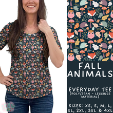 Load image into Gallery viewer, Batch #407 - Fall Fun 2 - Closes 9/4 - ETA mid/late October - Fall Animals Everyday Tee
