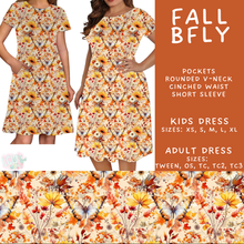 Load image into Gallery viewer, Batch #582 - Hello Fall 3 - Closes 9/7 - ETA early Nov - Fall BFly Adult &amp; Kids Dresses
