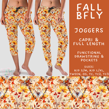 Load image into Gallery viewer, Batch #582 - Hello Fall 3 - Closes 9/7 - ETA early Nov - Fall BFly Full and Capri Length Joggers
