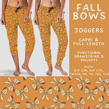 Load image into Gallery viewer, Batch #575 - Fun Run 26 - Closes 8/26 - ETA late October - Fall Bows Full and Capri Length Joggers
