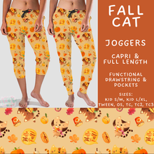 Load image into Gallery viewer, Batch #582 - Hello Fall 3 - Closes 9/7 - ETA early Nov - Fall Cat Full and Capri Length Joggers
