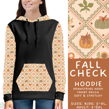 Load image into Gallery viewer, Batch #582 - Hello Fall 3 - Closes 9/7 - ETA early Nov - Fall Check Hoodie

