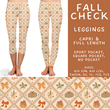 Load image into Gallery viewer, Batch #582 - Hello Fall 3 - Closes 9/7 - ETA early Nov - Fall Check Full and Capri Length Leggings
