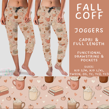 Load image into Gallery viewer, Batch #582 - Hello Fall 3 - Closes 9/7 - ETA early Nov - Fall Coff Full and Capri Length Joggers
