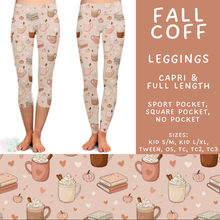 Load image into Gallery viewer, Batch #582 - Hello Fall 3 - Closes 9/7 - ETA early Nov - Fall Coff Full and Capri Length Leggings
