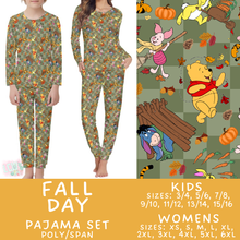 Load image into Gallery viewer, Batch #580 - Fall Family Pajamas 2 - Closes 9/4 - ETA early Nov - Fall Day Women's &amp; Kid's Pajama Set
