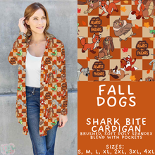 Load image into Gallery viewer, Batch #583 - Magical Character Fall - Closes 9/9 - ETA early Nov - Fall Dogs Cardigan
