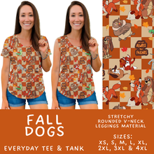 Load image into Gallery viewer, Batch #583 - Magical Character Fall - Closes 9/9 - ETA early Nov - Fall Dogs Everyday Tank &amp; Tee
