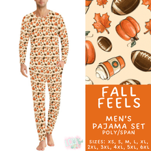 Load image into Gallery viewer, Batch #580 - Fall Family Pajamas 2 - Closes 9/4 - ETA early Nov - Fall Feels Men's Pajama Set
