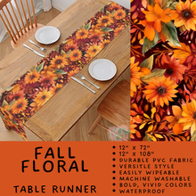 Load image into Gallery viewer, Batch #588 - Table Runners - Closes 9/21 - ETA early/mid Nov - Fall Floral Table Runner
