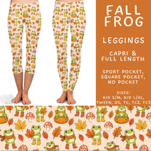 Load image into Gallery viewer, Batch #578 - July Request Run - Closes 8/31 - ETA late October - Fall Frog Full and Capri Length Leggings
