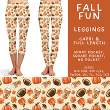 Load image into Gallery viewer, Batch #582 - Hello Fall 3 - Closes 9/7 - ETA early Nov - Fall Fun Full and Capri Length Leggings
