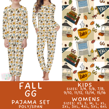 Load image into Gallery viewer, Batch #580 - Fall Family Pajamas 2 - Closes 9/4 - ETA early Nov - Fall GG Women's &amp; Kid's Pajama Set
