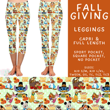 Load image into Gallery viewer, Batch #583 - Magical Character Fall - Closes 9/9 - ETA early Nov - Fall Giving Full and Capri Length Leggings
