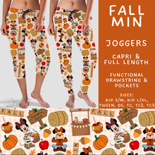 Load image into Gallery viewer, Batch #583 - Magical Character Fall - Closes 9/9 - ETA early Nov - Fall Min Full and Capri Length Joggers
