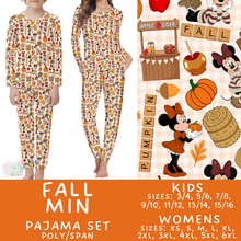 Load image into Gallery viewer, Batch #580 - Fall Family Pajamas 2 - Closes 9/4 - ETA early Nov - Fall Min Women's &amp; Kid's Pajama Set
