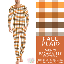 Load image into Gallery viewer, Batch #580 - Fall Family Pajamas 2 - Closes 9/4 - ETA early Nov - Fall Plaid Men's Pajama Set
