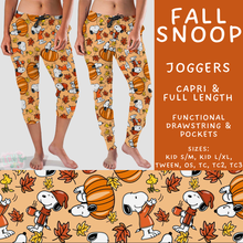 Load image into Gallery viewer, Batch #583 - Magical Character Fall - Closes 9/9 - ETA early Nov - Fall Snoop Full and Capri Length Joggers
