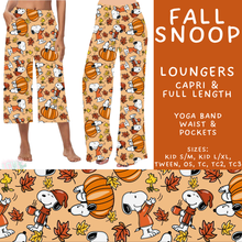 Load image into Gallery viewer, Batch #583 - Magical Character Fall - Closes 9/9 - ETA early Nov - Fall Snoop Capri and Full Length Loungers
