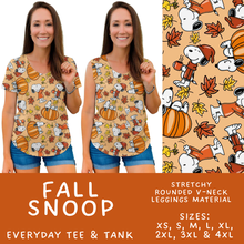 Load image into Gallery viewer, Batch #583 - Magical Character Fall - Closes 9/9 - ETA early Nov - Fall Snoop Everyday Tank &amp; Tee
