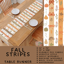 Load image into Gallery viewer, Batch #588 - Table Runners - Closes 9/21 - ETA early/mid Nov - Fall Stripes Table Runner
