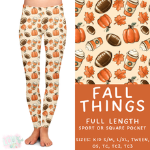 Load image into Gallery viewer, Ready to Ship - Fall Things Full Length Leggings - Sport Pocket OS &amp; Square Pocket TC2

